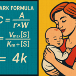Widmark formula and a mother cuddling her baby