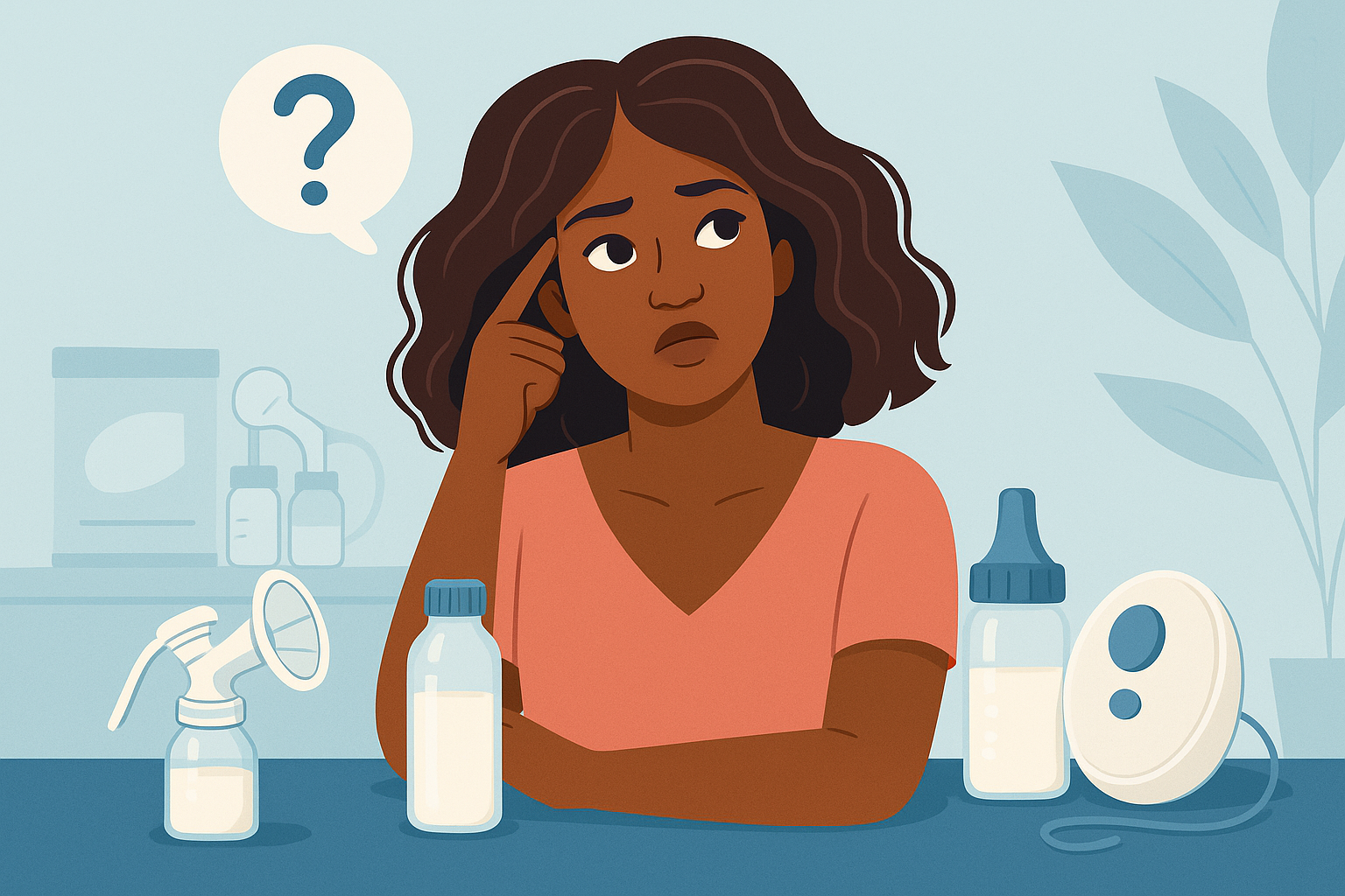 Mother asking question about pump and dump